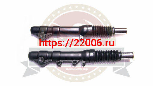 Перо вилки передней WIZARD левое/правое (ДИСКОВЫЙ тормоз) (05050Q038+05050Q039) Перо вилки передней WIZARD левое/правое (ДИСКОВЫЙ тормоз) (05050Q038+05050Q039)