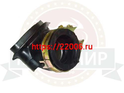 Патрубок карбюратора GY6-180 (коллектор впускной) резин. (см. 14729) (052QMIB-050100000) фото 2 Патрубок карбюратора GY6-180 (коллектор впускной) резин. (см. 14729) (052QMIB-050100000) фото 2