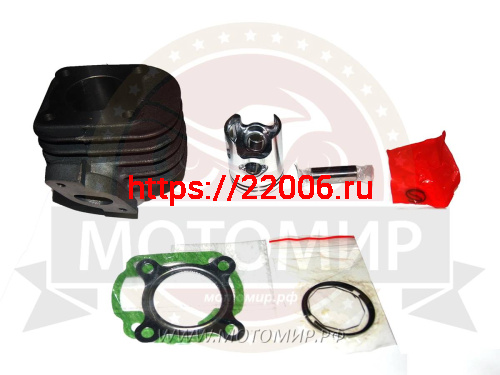 Поршневая группа 2х такт скутер 1E40QMB (Stels QJ50) 50 см3 , 40 мм (палец 12 мм) (Yamaha)