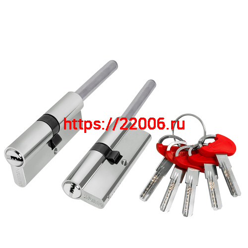 Цилиндровый Fuaro (Фуаро) механизм D-PRO5007 Tang 80 w/k (45+10+25) CP хром 5Key без верт.