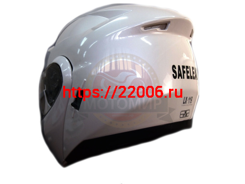 Шлем модуляр "Safelead" HF-119 TRANSFORMER с встр. очками, белый перламут., ЧЕРНЫЙ размер L фото 5 Шлем модуляр "Safelead" HF-119 TRANSFORMER с встр. очками, белый перламут., ЧЕРНЫЙ размер L фото 5