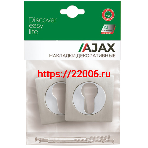 Накладка Ajax (Аякс) под цилиндр ET.K.JK51 (ET JK) BL-24 черный фото 2