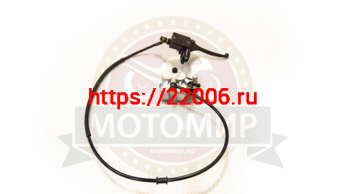 Гидравлика передняя в сборе Fighter125 (тормоз в сборе) посадочные 51 мм (L-1100mm, 2 поршня) фото 3 Гидравлика передняя в сборе Fighter125 (тормоз в сборе) посадочные 51 мм (L-1100mm, 2 поршня) фото 3