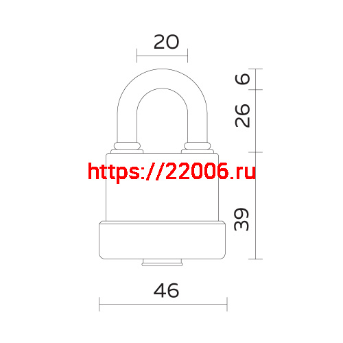 Замок Fuaro (Фуаро) навесной PL-WEATHER-3640 Black 3key (PL-3640) англ. фото 3 Замок Fuaro (Фуаро) навесной PL-WEATHER-3640 Black 3key (PL-3640) англ. фото 3