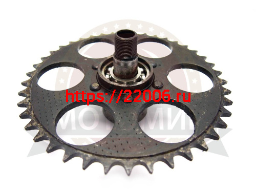 Звезда 42 зуб. (520) цепи, задняя Иж Россия в сборе, шлицевая (ВЫПИСЫВАЙТЕ СОБЕРУТ)