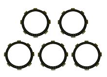 Диск сцепления CG/CB, YX140-160, YBR125  Хантер (91х110/119х3мм, 8ш) ферридо (компл. 5 шт.)