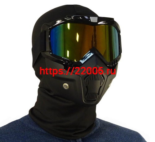 Очки мотокросс/спорт COBRA TP-655 с маской типа "Дарт Вейдер" Очки мотокросс/спорт COBRA TP-655 с маской типа "Дарт Вейдер"