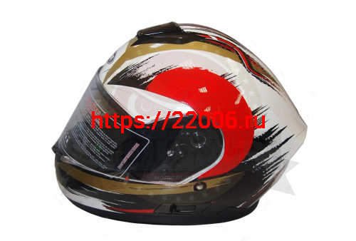 Шлем интеграл YM-831 "YAMAPA" CAT WHITE, BLUE YELLOW, размер S (прозрачный визор) NEW (6 шт. упак.) фото 4 Шлем интеграл YM-831 "YAMAPA" CAT WHITE, BLUE YELLOW, размер S (прозрачный визор) NEW (6 шт. упак.) фото 4