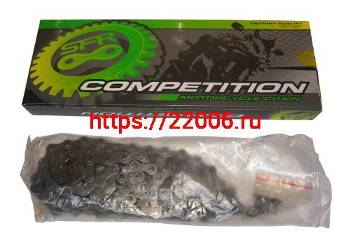 Цепь Вело 116 звеньев, SFR (Z410А) цветная коробочка Цепь Вело 116 звеньев, SFR (Z410А) цветная коробочка