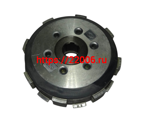 Барабан сцепления внутренний 166FMM в сборе с дисками (E10 6-12) Барабан сцепления внутренний 166FMM в сборе с дисками (E10 6-12)