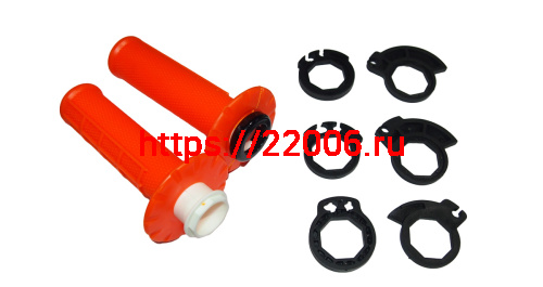 Грипсы руля голые цветные, G2, с фиксаторами (OTM) Грипсы руля голые цветные, G2, с фиксаторами (OTM)