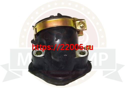 Патрубок карбюратора GY6-180 (коллектор впускной) резин. (см. 14729) (052QMIB-050100000) фото 3 Патрубок карбюратора GY6-180 (коллектор впускной) резин. (см. 14729) (052QMIB-050100000) фото 3
