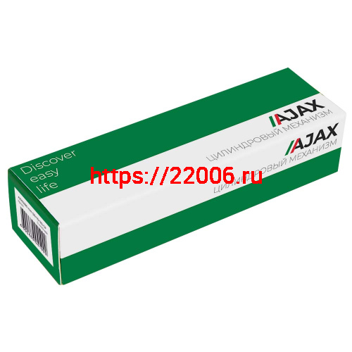 Цилиндровый Ajax (Аякс) механизм (AZ102/100) AZ1002Knob100 (45+10+45) CP хром фото 2