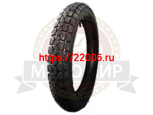 Покрышка  ПетроШина 18" К-102, 3.50-18 (100/90-18) с камерой, РОССИЯ фото 2