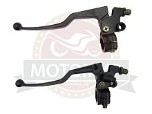 Рычаги тормоза/сцепления Иж, Минск метал с кроншт. с натяж. троса (МотоМир) 1001938200001(50 шт.)