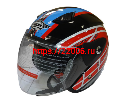 Шлем открытый FALCON XZH207 (Колобок) с забралом, размер XL Шлем открытый FALCON XZH207 (Колобок) с забралом, размер XL