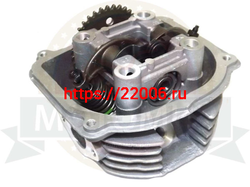 Головка цилиндра 4х такт. в сборе GY6-125 см3 52,4 мм 152QMI с распредвалом Головка цилиндра 4х такт. в сборе GY6-125 см3 52,4 мм 152QMI с распредвалом