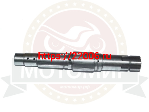 Вал вторичный 163FML-2 трицикла Аякс250 голый Вал вторичный 163FML-2 трицикла Аякс250 голый