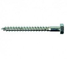 Шуруп 8*120 шестигран., цинк Глухарь\50шт