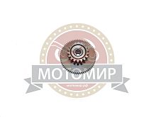 Шестерня эл. стартера двойная CG125, 157FMI  62 Z-18Z  большой блок (Хантер125, CrossFire)