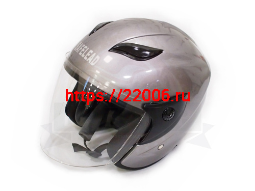 Шлем открытый "Safelead" HF-255В "колобки" Honda Grey размер S Шлем открытый "Safelead" HF-255В "колобки" Honda Grey размер S