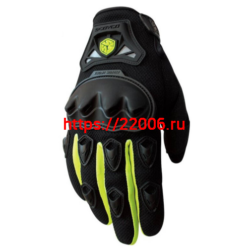 Перчатки SCOYCO (оригинал) МС-29, зеленый, р-р M Перчатки SCOYCO (оригинал) МС-29, зеленый, р-р M