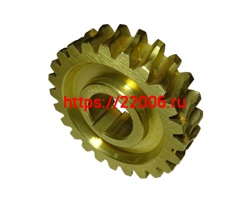 Шестерня червячного редуктора снегоуборочной л.с. машины 24 зуб. D22 фото 4 Шестерня червячного редуктора снегоуборочной л.с. машины 24 зуб. D22 фото 4