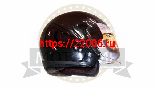 Шлем открытый "Safelead" HF-217"колобки" deep синий, красный черный, размер M фото 4 Шлем открытый "Safelead" HF-217"колобки" deep синий, красный черный, размер M фото 4