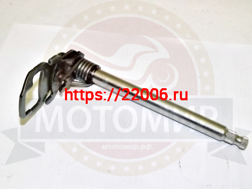 Вал переключения передач CG/CB125-250 в сборе (поз.№№ 1,2,3,4) с рожками Вал переключения передач CG/CB125-250 в сборе (поз.№№ 1,2,3,4) с рожками