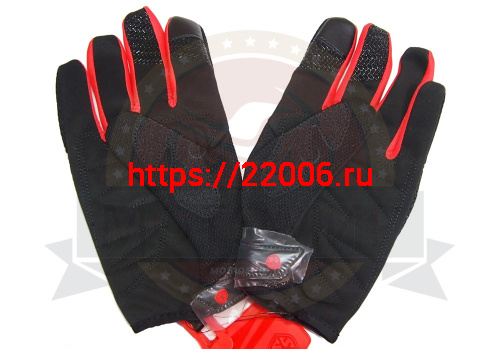 Перчатки SCOYCO (оригинал) МС-58-2 красные р-р M фото 2