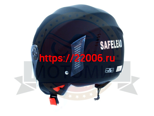 Шлем открытый "Safelead" HF-221 "колобки с доп. стеклом" мат. черный размер S фото 5 Шлем открытый "Safelead" HF-221 "колобки с доп. стеклом" мат. черный размер S фото 5