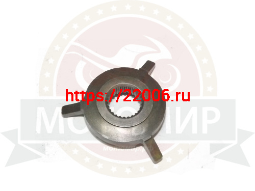 Храповик крыльчатки вариатора GY6-50/60/80 (ТРИлистик для кикстартера) фото 2 Храповик крыльчатки вариатора GY6-50/60/80 (ТРИлистик для кикстартера) фото 2