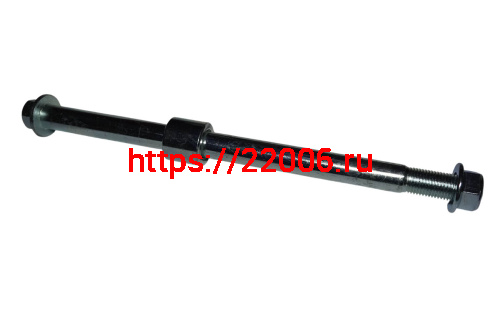 Ось переднего колеса (М14, D15, 250мм) HIRO 250 в сборе со втулкой и гайкой (T2BB010400A00100 ) Ось переднего колеса (М14, D15, 250мм) HIRO 250 в сборе со втулкой и гайкой (T2BB010400A00100 )