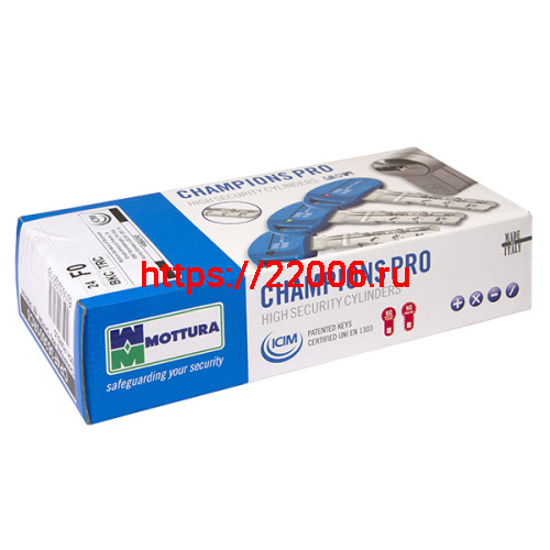 Цилиндровый механизм Mottura (Моттура) под вертушку (дл. шток) CP4P463101C5 (77 мм/41+10+26), МАТ.НИКЕЛЬ фото 2