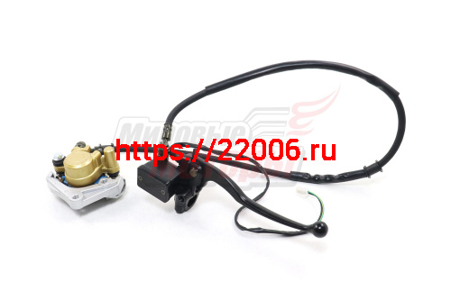 Гидравлика передняя в сборе YBR125 (для 3-х лучевых ободов) Гидравлика передняя в сборе YBR125 (для 3-х лучевых ободов)