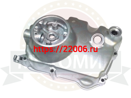 Крышка картера правая Альфа "Zodiak" 50/70 мех. сцепления (маслощуп с боку) Крышка картера правая Альфа "Zodiak" 50/70 мех. сцепления (маслощуп с боку)