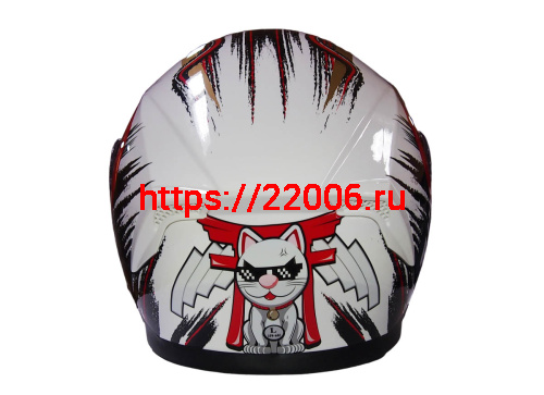 Шлем интеграл YM-831 "YAMAPA" CAT WHITE, BLUE YELLOW, размер S (прозрачный визор) NEW (6 шт. упак.) фото 3 Шлем интеграл YM-831 "YAMAPA" CAT WHITE, BLUE YELLOW, размер S (прозрачный визор) NEW (6 шт. упак.) фото 3