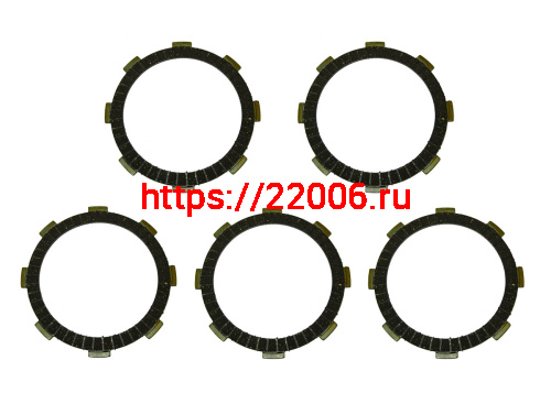 Диск сцепления YX140-160 ферридо YBR125 Хантер d91*118мм (компл. 5 шт.) (НАБОР) Диск сцепления YX140-160 ферридо YBR125 Хантер d91*118мм (компл. 5 шт.) (НАБОР)