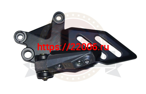 Подножка водителя FALCON левая, в сборе с кронштейном (БЕЗ ПЕДАЛЕЙ)