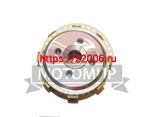 Барабан сцепления внутренний CG125, 157FMI Хантер в сборе с дисками фото 2 Барабан сцепления внутренний CG125, 157FMI Хантер в сборе с дисками фото 2
