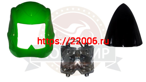 Щиток ветровой SPRINT с фарой (пластик) фото 3