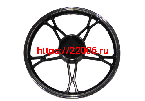 Обод 17" задний литой, барабан. тормоз 1,4-17 Альфа, Дельта, Zodiak (стандарт черный) (610-1) №1 фото 2 Обод 17" задний литой, барабан. тормоз 1,4-17 Альфа, Дельта, Zodiak (стандарт черный) (610-1) №1 фото 2