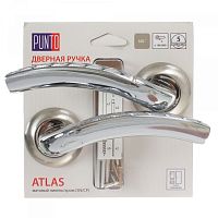 Ручка Punto (Пунто) раздельная ATLAS TL/HD SN/CP-3 матовый никель/хром