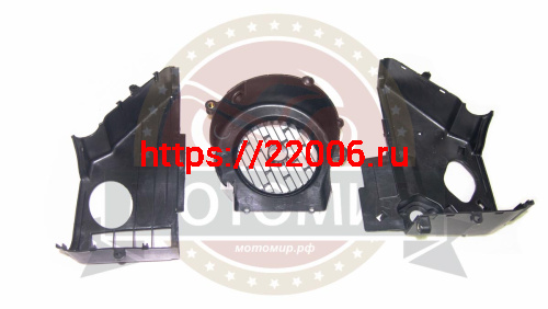 Кожух охлаждения цилиндра 4х такт. в сборе GY6-125/150 см3 152QMI, 157QMJ (+кожух крыльчатки 94695) фото 2 Кожух охлаждения цилиндра 4х такт. в сборе GY6-125/150 см3 152QMI, 157QMJ (+кожух крыльчатки 94695) фото 2