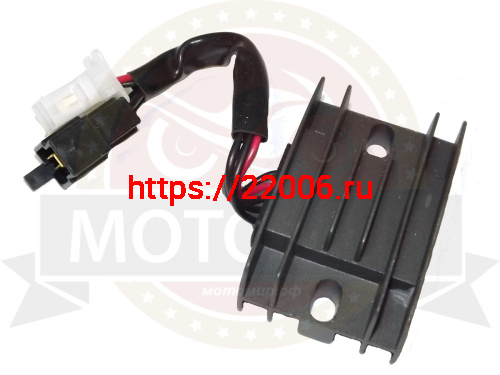Реле регулятор с проводом 3+2 колодка 3х фазный АТВ, Снегоход, Трицикл Реле регулятор с проводом 3+2 колодка 3х фазный АТВ, Снегоход, Трицикл