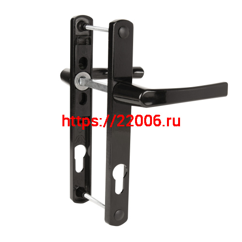 Ручка Punto (Пунто) на планке HANDLE.85.25.67-75 RAL 9005 черный Ручка Punto (Пунто) на планке HANDLE.85.25.67-75 RAL 9005 черный