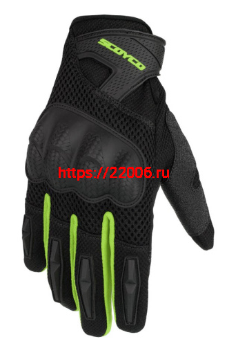 Перчатки SCOYCO (оригинал) МС-58-2 зеленые, р-р M Перчатки SCOYCO (оригинал) МС-58-2 зеленые, р-р M