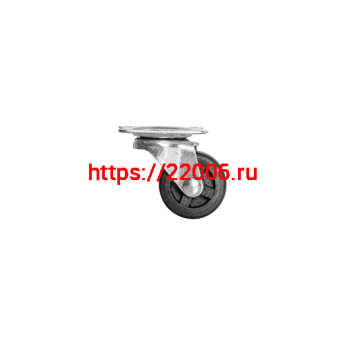 Опора колесная Ajax (Аякс) с площадкой WL/B-30R/15kg резина