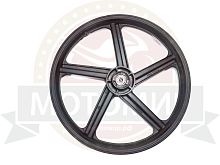 Обод 18" передний литой,  диск. тормоз 1,6-18  Cobra Crossfire  черный (4 отв.)