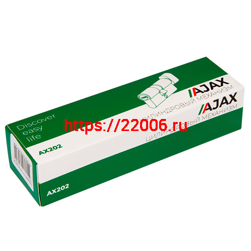 Цилиндровый Ajax (Аякс) механизм (AX202/110) AX2002Knob110 (50+10+50) CP хром с вертушкой фото 2